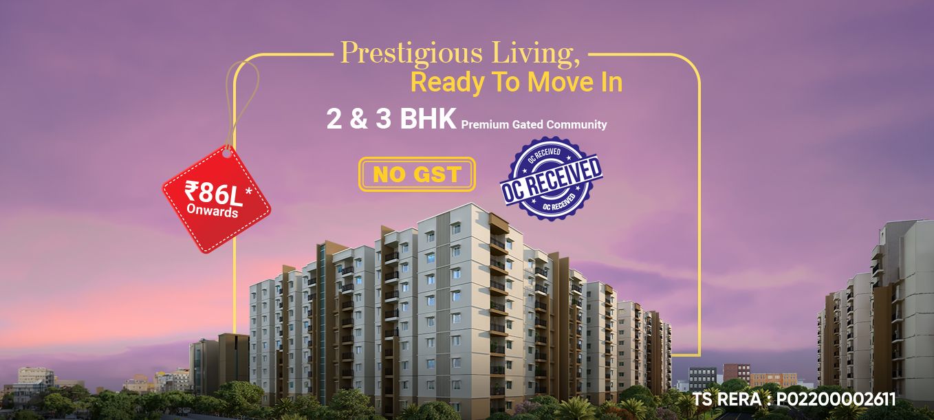 3 and 2 BHK Premium Gated Community